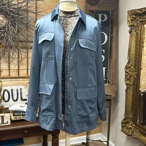 Beautiful blue satany  jacket